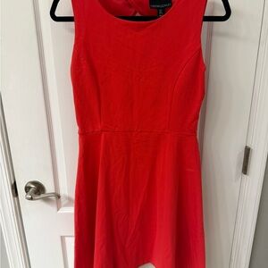 Cynthia Rowley Coral Sleeveless Fit-and-Flare Dress